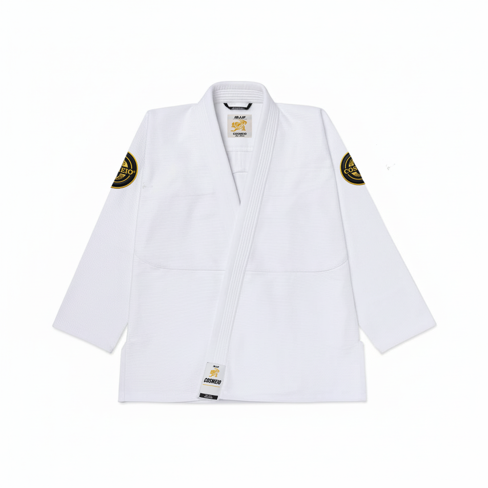 COSMEIO Copa Mino White Edition BJJ Gi premium Brazilian jiu jitsu competition uniform