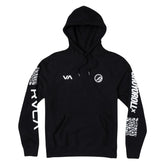 BJJ NoGI RVCA x Shoyoroll Defer Vaxsyr BJJ Hoodie - Black Fleece 300 GSM Premium BJJ Apparel