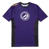 BJJ NoGI Shoyoroll 2022 Ranked Rash Guard SS Purple