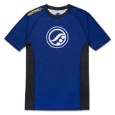 BJJ NoGI Shoyoroll 2022 Ranked Rash Guard SS Blue