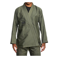 BJJ GI Shoyoroll Batch #114: RVCA x DPM Olive Jiu Jitsu Kimono Uniform 450 GSM