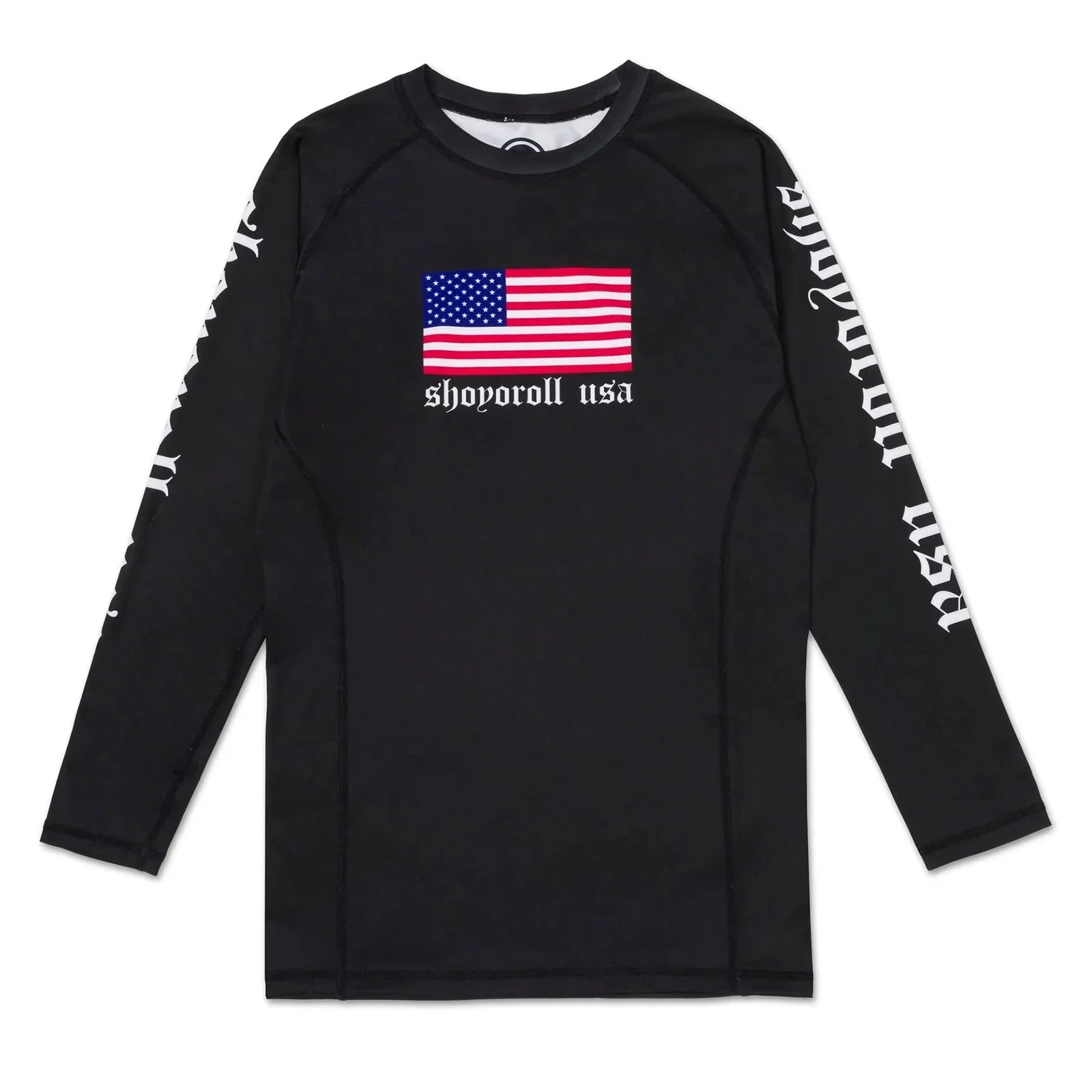 BJJ NoGI Shoyoroll Batch 151 LS 24 Americana Training Ranked Rash Guard