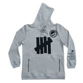 BJJ NoGI Shoyoroll Batch # 31 UND BJJ Hoodie - Gray Fleece 300 GSM Premium BJJ Apparel