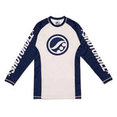 BJJ No GI Shoyoroll Comp Edition 20.3 Rash Guard LS White