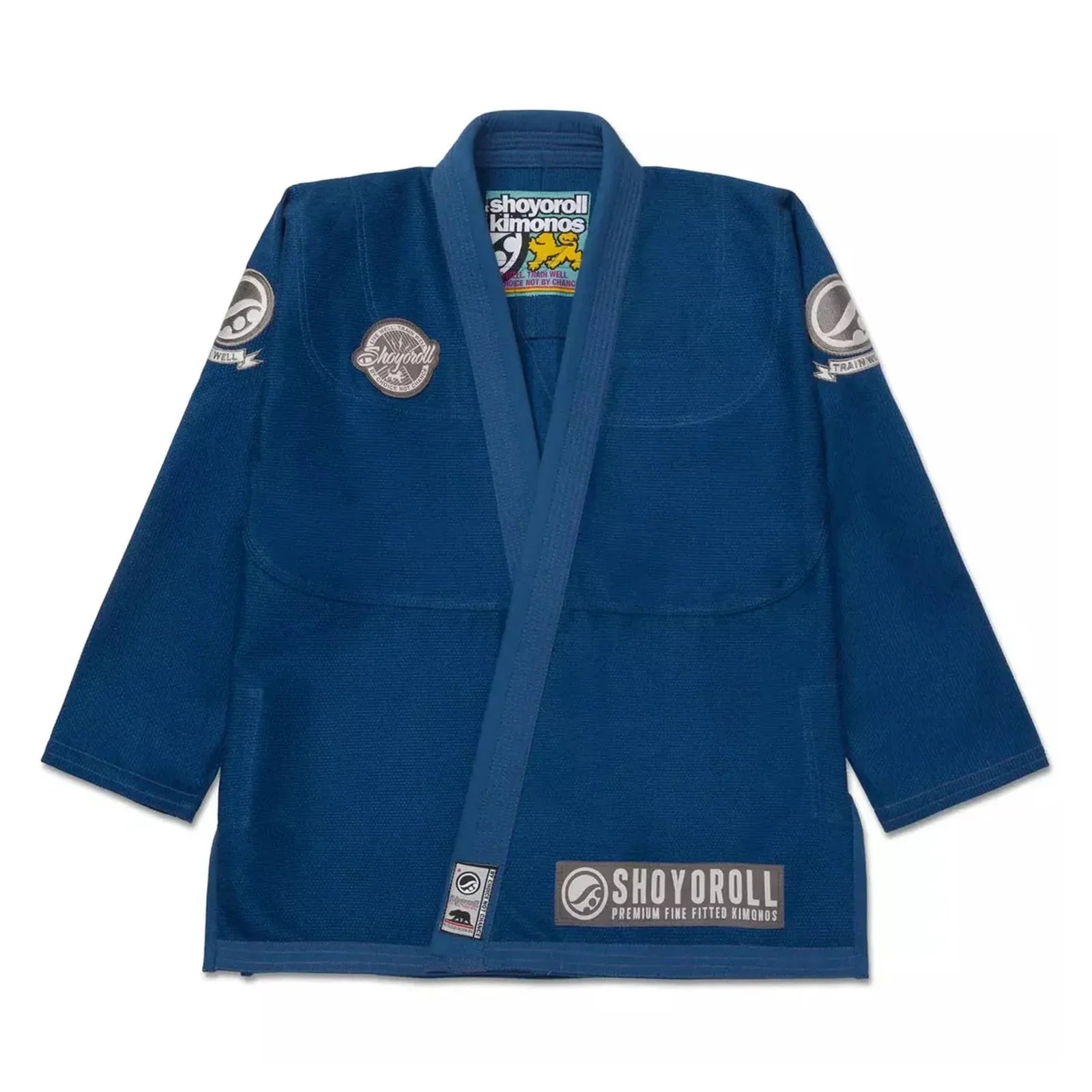 BJJ Gi Shoyoroll Atlas Blue Jiu Jitsu Kimono Sports Uniform 450 GSM with Free Bag