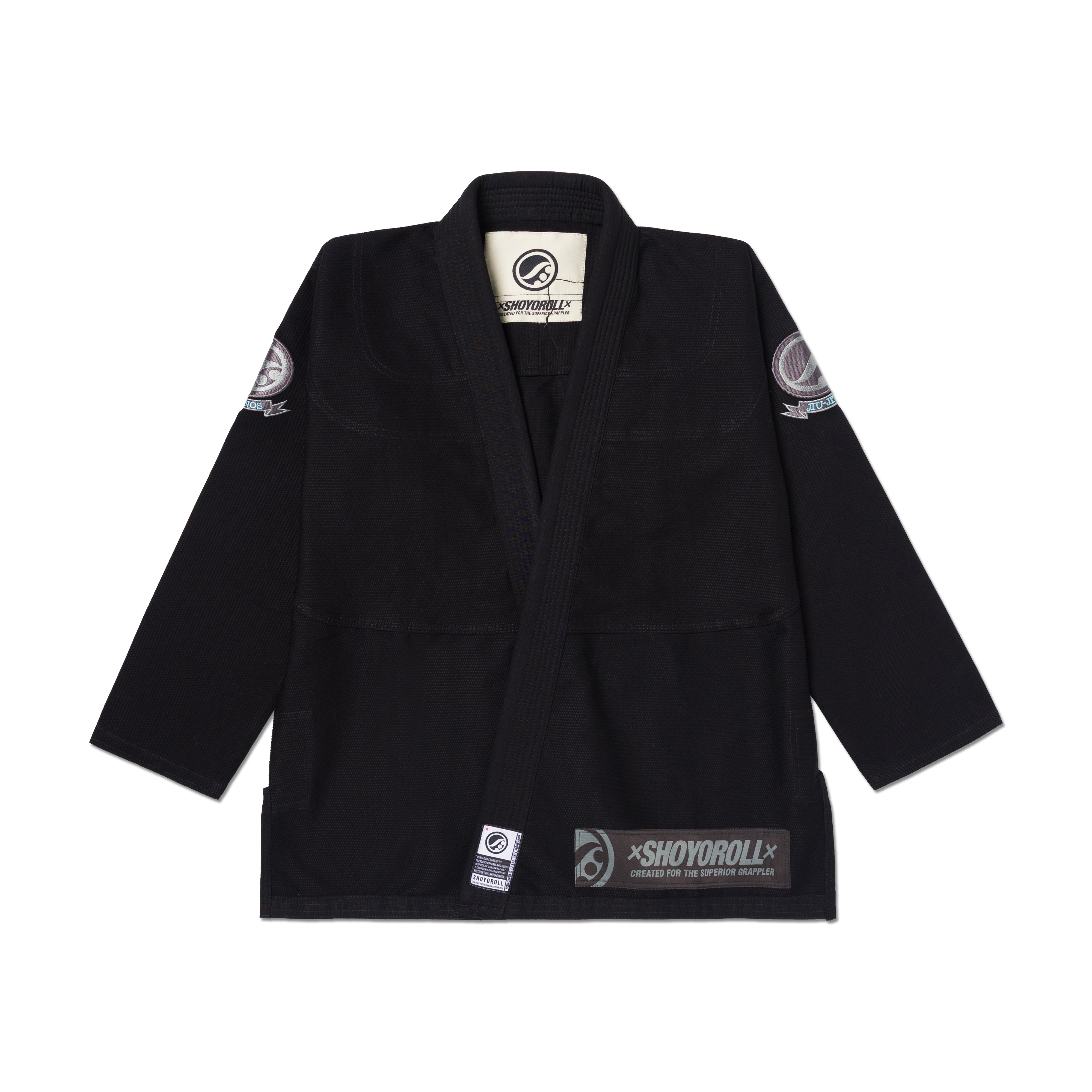 Shoyoroll Intra Competitor Kimono black front view