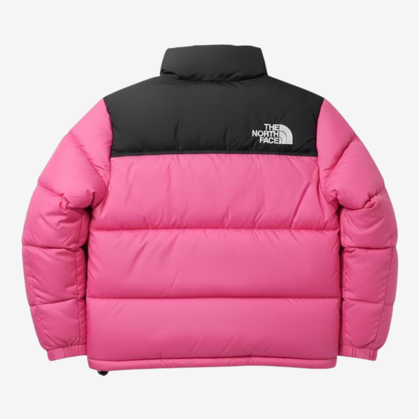 The North Face Nuptse 700 Puffer Jacket in Black Pink - view 2