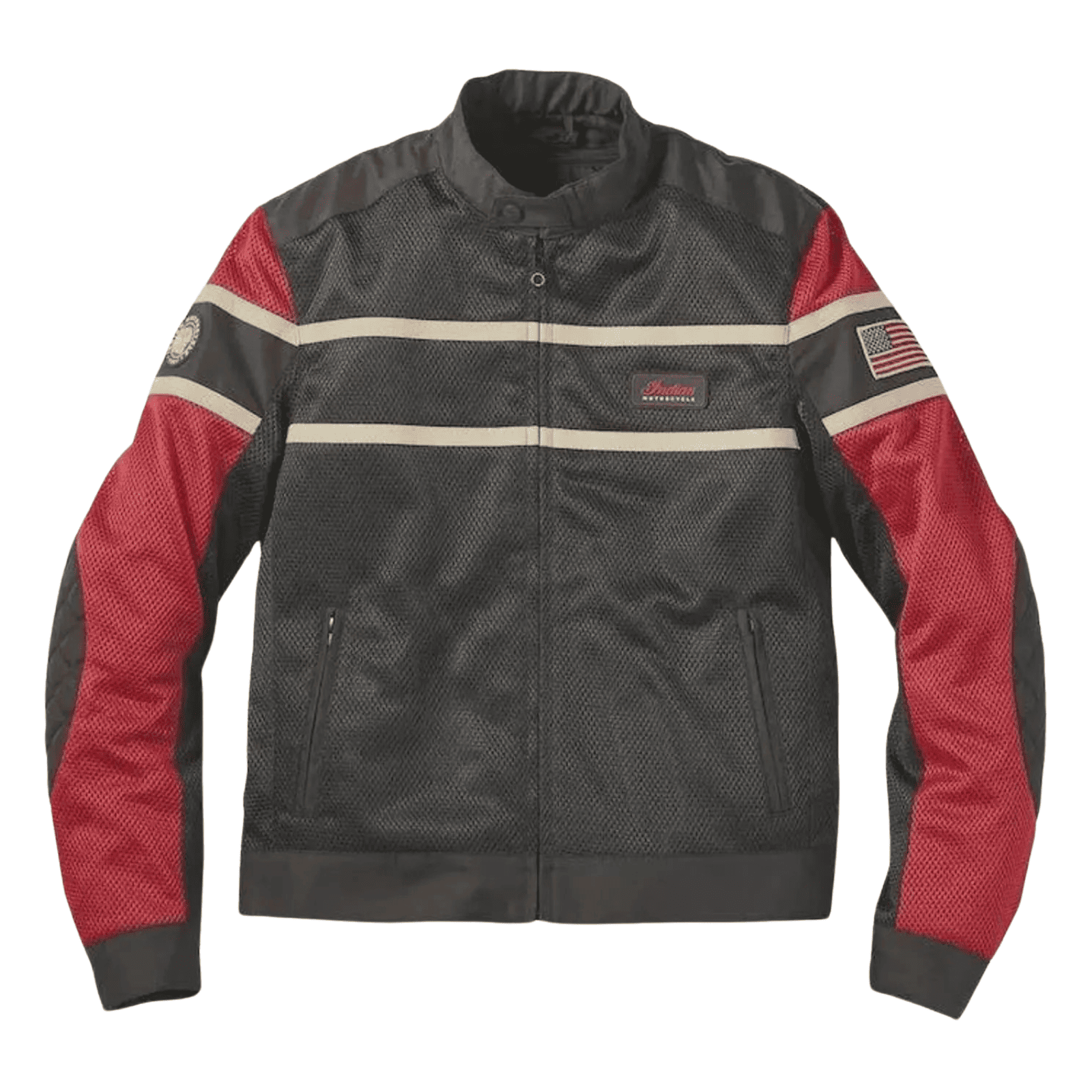 Indian Motorcycle Arlington Mesh Jacket Lightweight Breathable Biker Riding Coat
