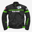 Kawasaki Mesh Motorcycle Jacket Black Breathable Windproof Biker Jacket