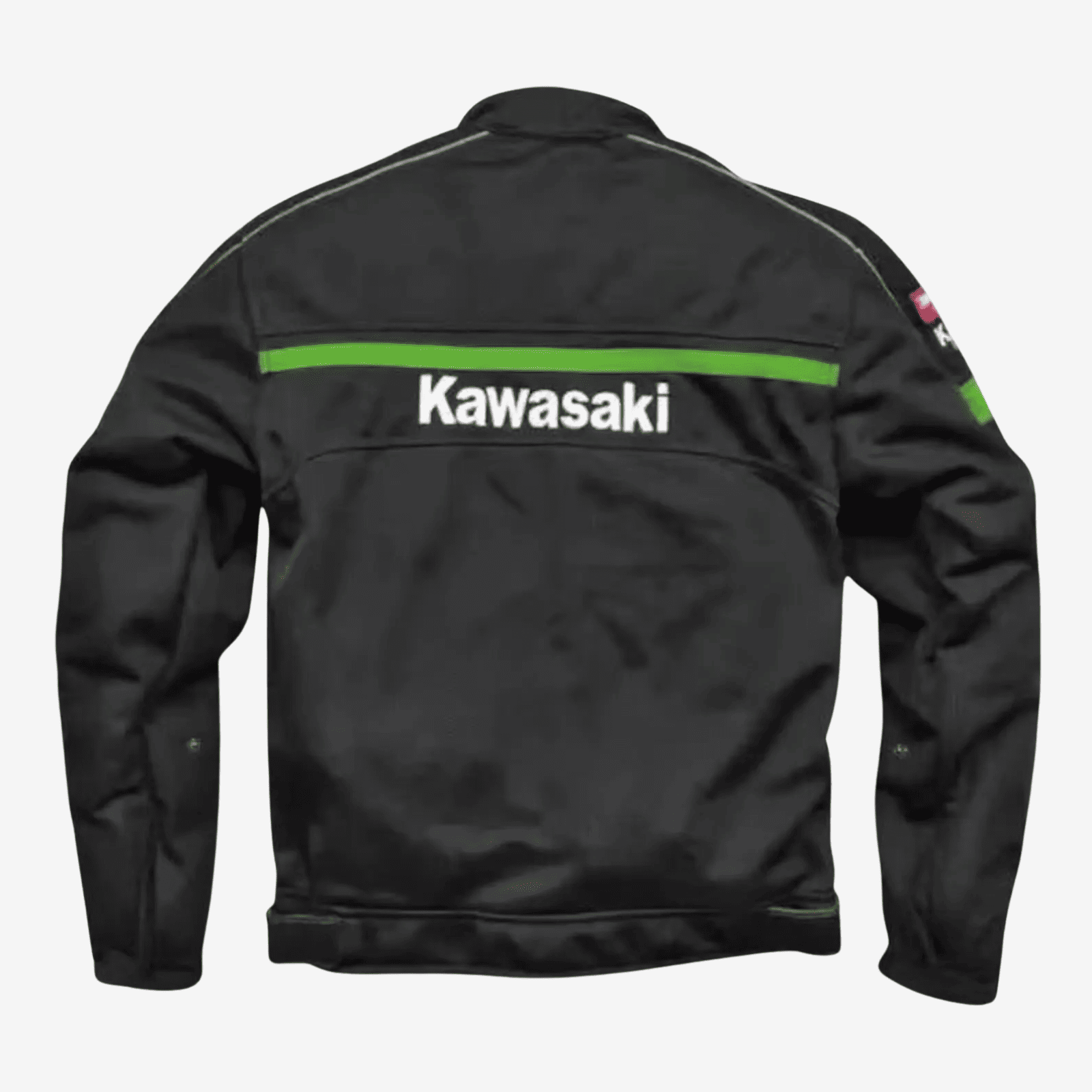 Kawasaki Mesh Motorcycle Jacket Black Breathable Windproof Biker Jacket - view 2