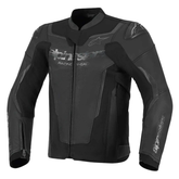 Alpinestars GP Force V2 Leather Jacket Black Sport Racing Motorcycle Jacket