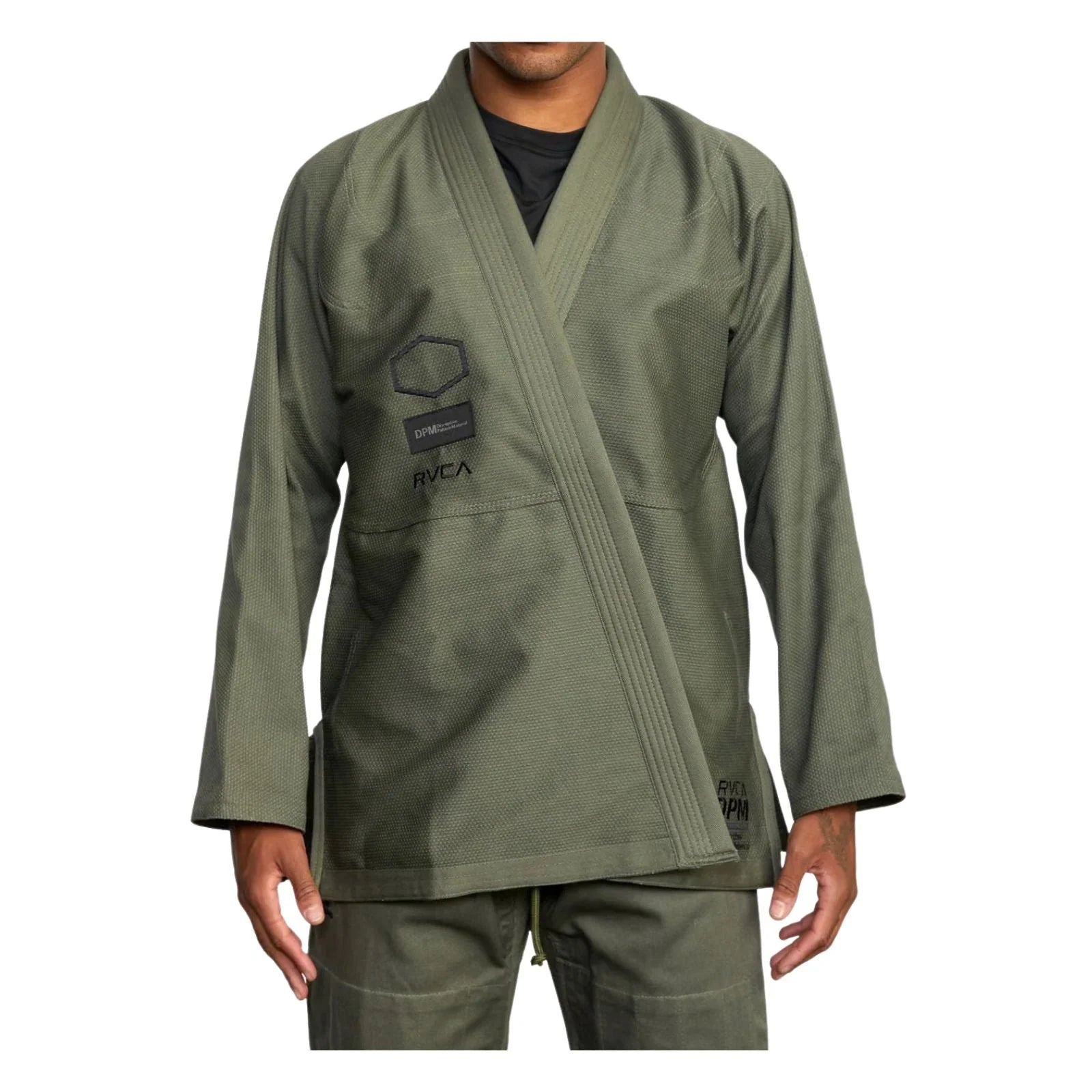 BJJ GI Shoyoroll Batch #114: RVCA x DPM Olive Jiu Jitsu Kimono Uniform 450 GSM