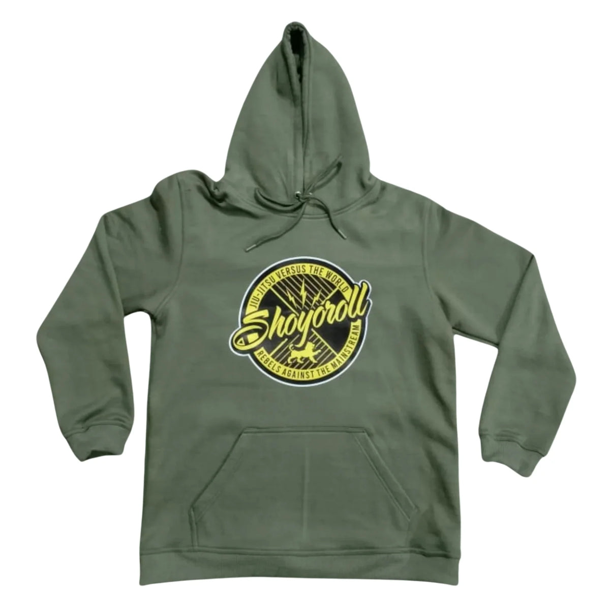 pparel Sale Shoyoroll Legacy Hoodie - Olive Green Fleece Hoodie 300 GSM Premium BJJ Apparel