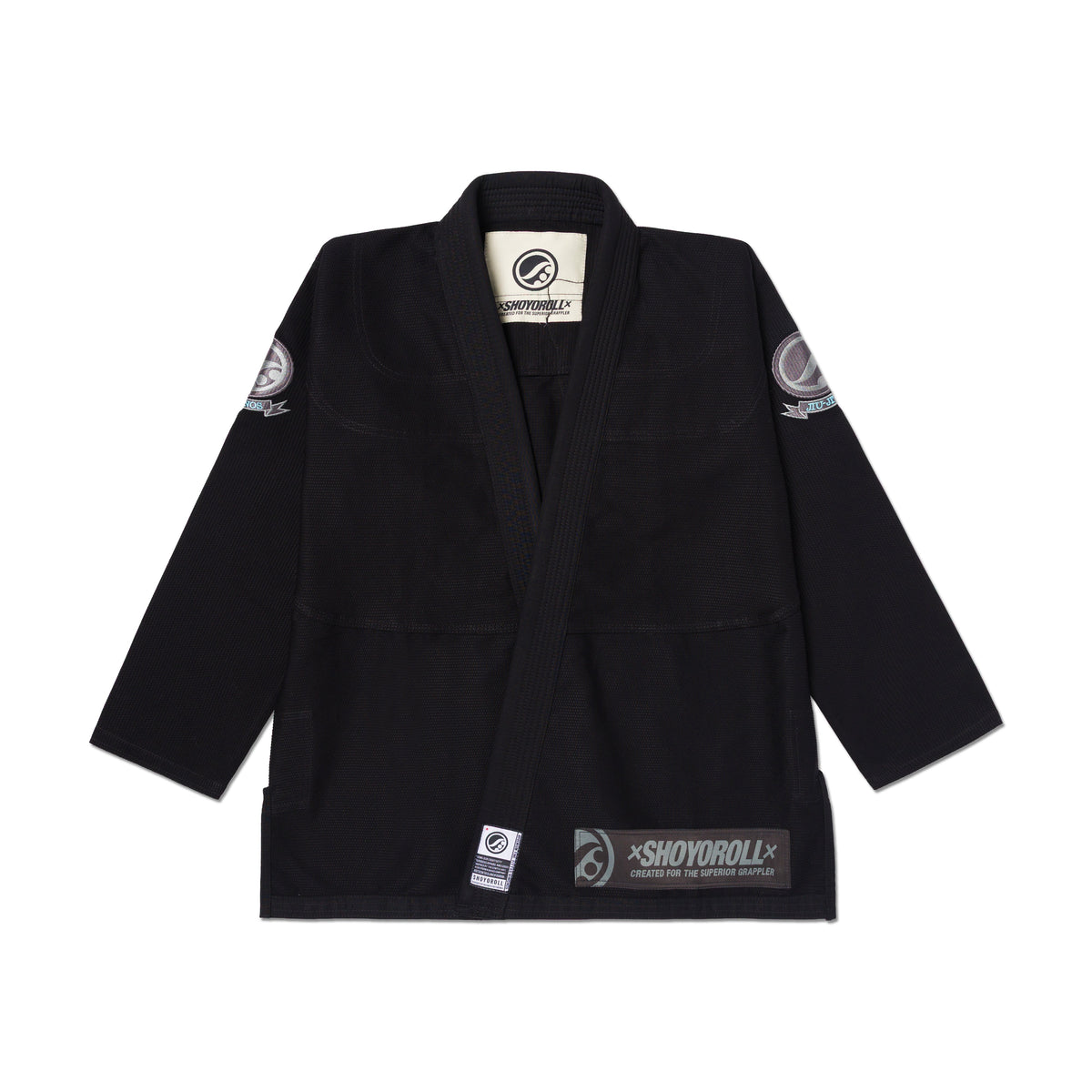 Shoyoroll Intra Competitor Kimono black front view