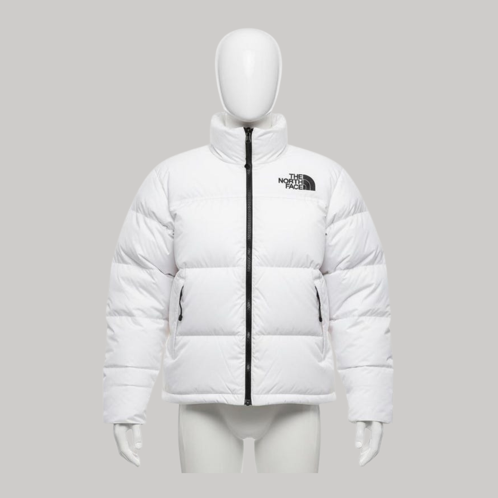 The North Face Nuptse 700 Puffer Jacket in White - view 4