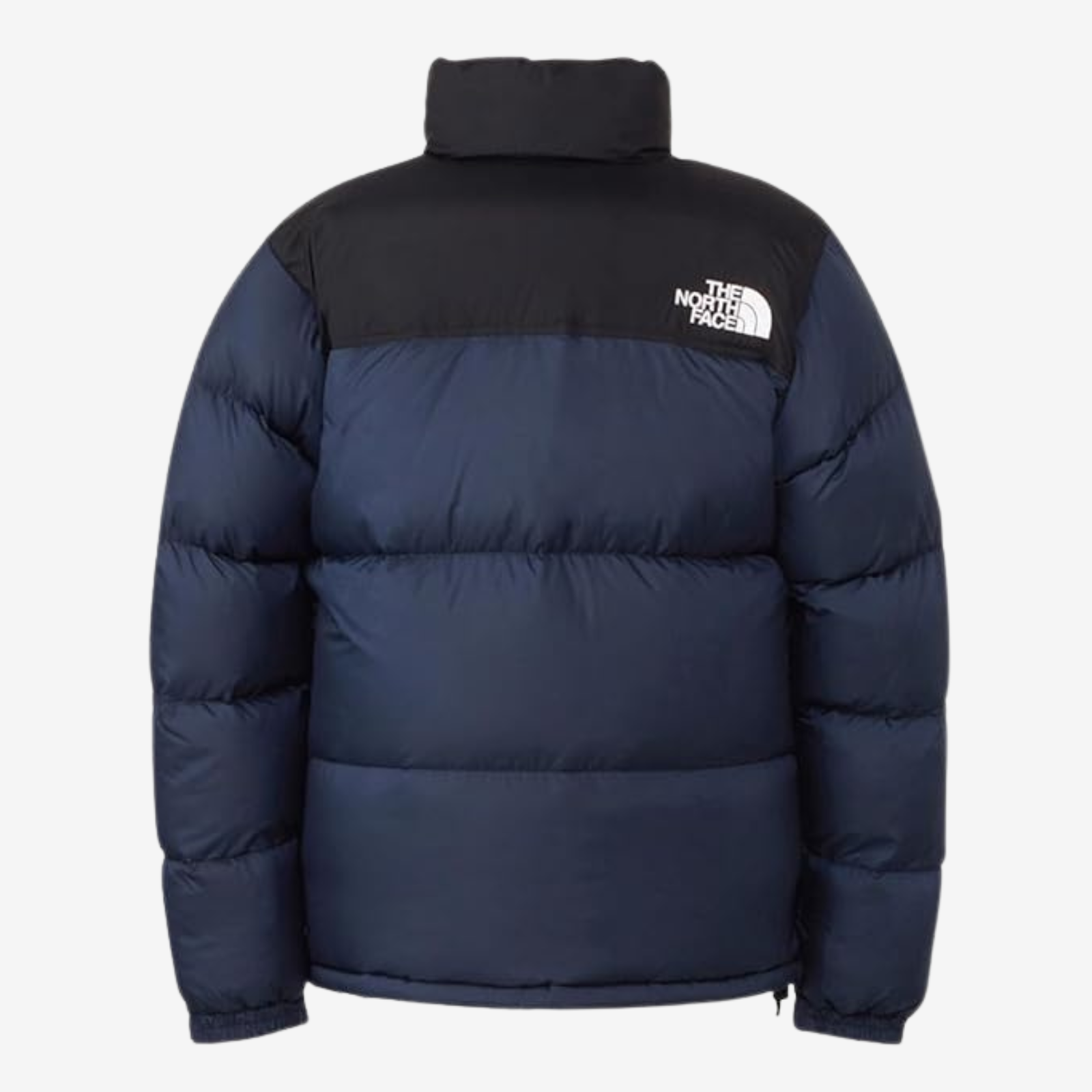 The North Face Nuptse 700 Puffer Jacket in Navy Black - view 2