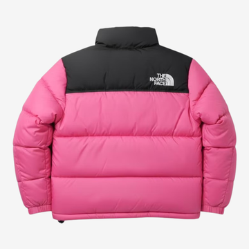 The North Face Nuptse 700 Puffer Jacket in Black Pink - view 2