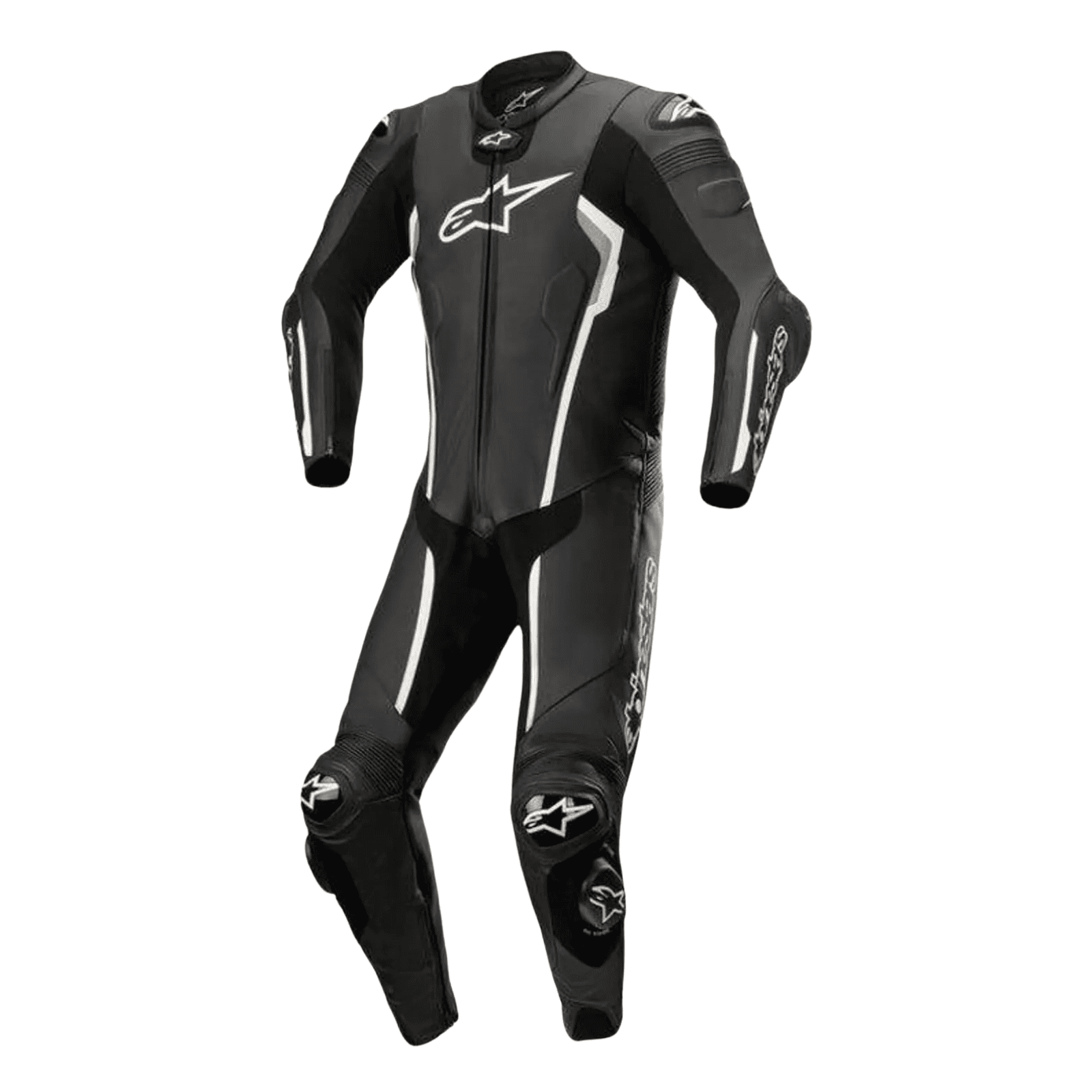 Handmade Alpinestars Leather Racing Suit Black Missile V2 MotoGP Racing Suit