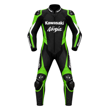 Kawasaki Ninja Motorcycle Racing Suit Leather Biker Suit Track Day Moto Gear