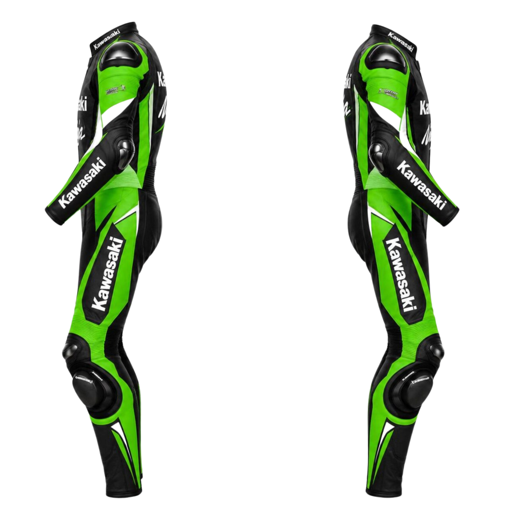 Kawasaki Ninja Motorcycle Racing Suit Leather Biker Suit Track Day Moto Gear - view 3