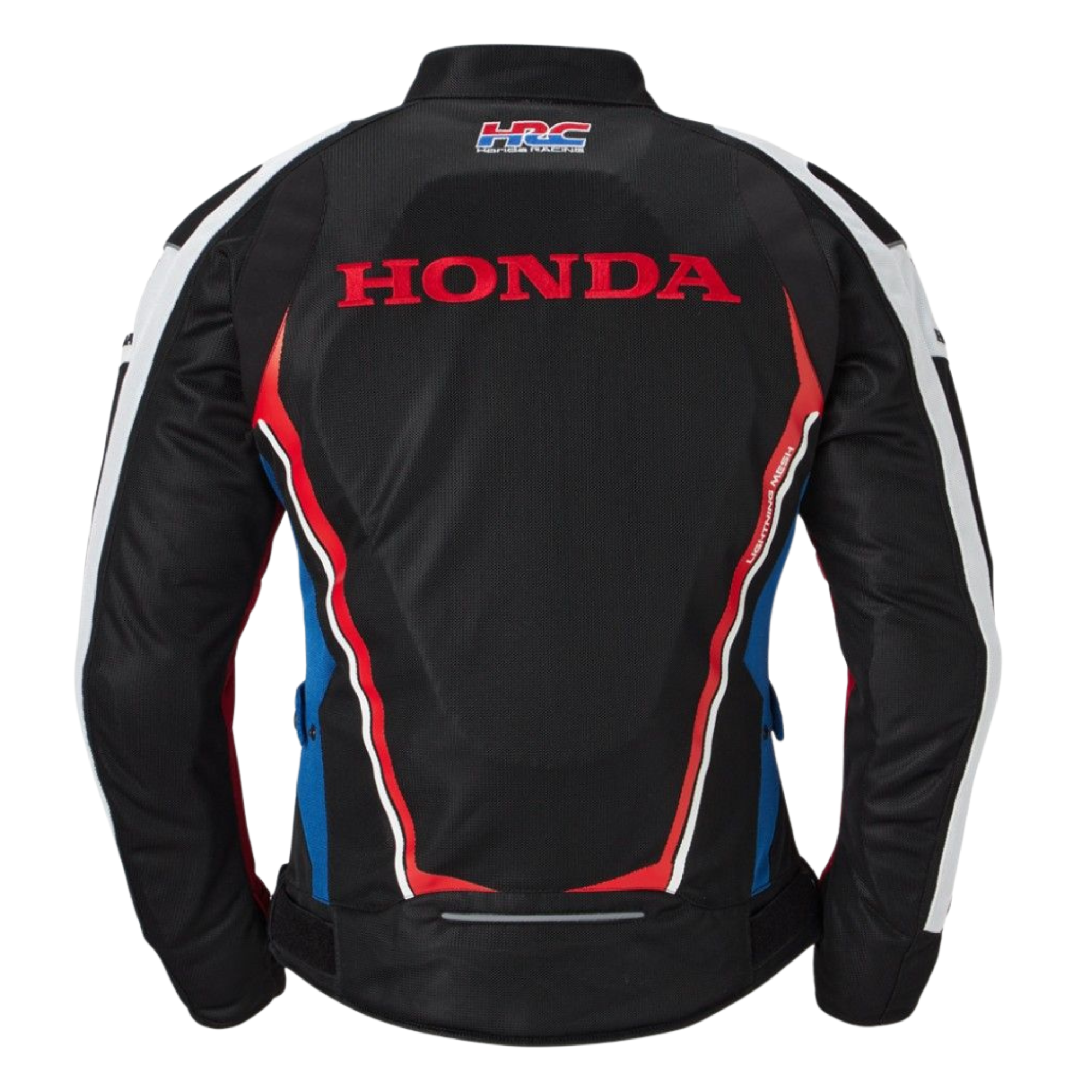 Honda HRC Racing Motorcycle Jacket Men’s Black Red Protective Riding Jacket - view 2