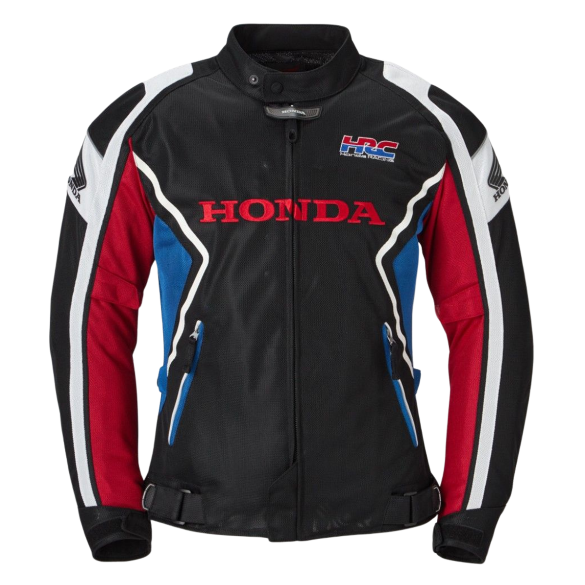 Honda HRC Racing Motorcycle Jacket Men’s Black Red Protective Riding Jacket