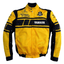 Handmade Men’s Yamaha Racing Jacket Yellow CE Certified Mesh Motorcycle Jacket