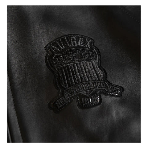 Best Seller Men’s Iconic Avirex Leather Jacket Black American Flight Jacket - image 3