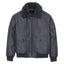 Men’s Avirex G-1 Leather Bomber Jacket – Dark Grey Flight Jacket with Shearling Collar - image 1