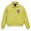 Handmade Men’s Iconic Avirex Leather Jacket Lime Green Leather Bomber Flight Jacket - image 1
